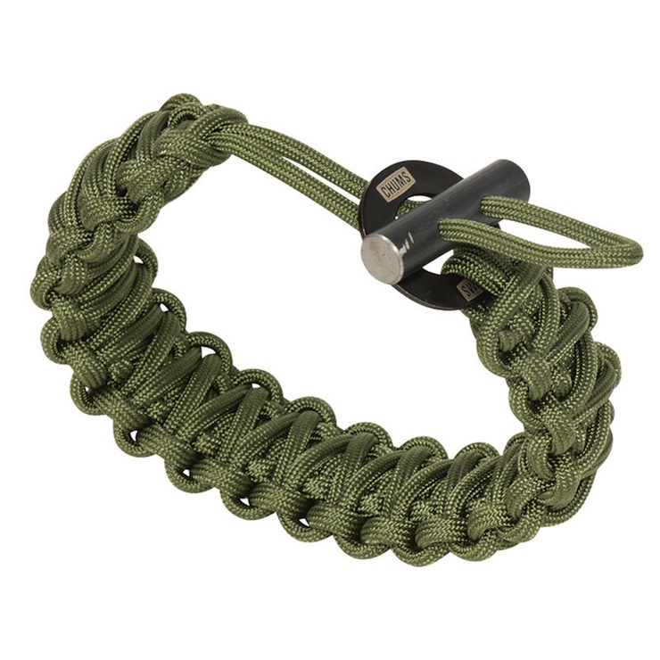 More of an SDC, but this paracord bracelet has a fire starter and (I  believe) some fishing tackle on the inside. : r/EDC