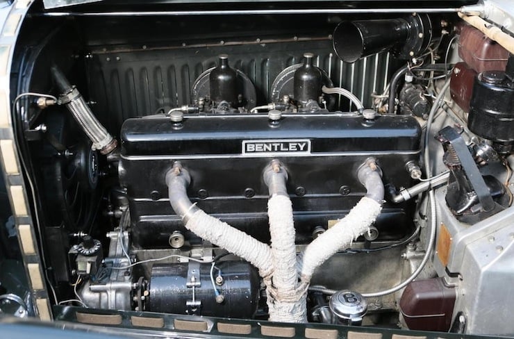 Bentley Petersen 3½-Litre Torpedo Roadster engine 2