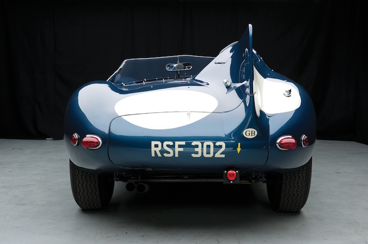 D-Type Jaguar back