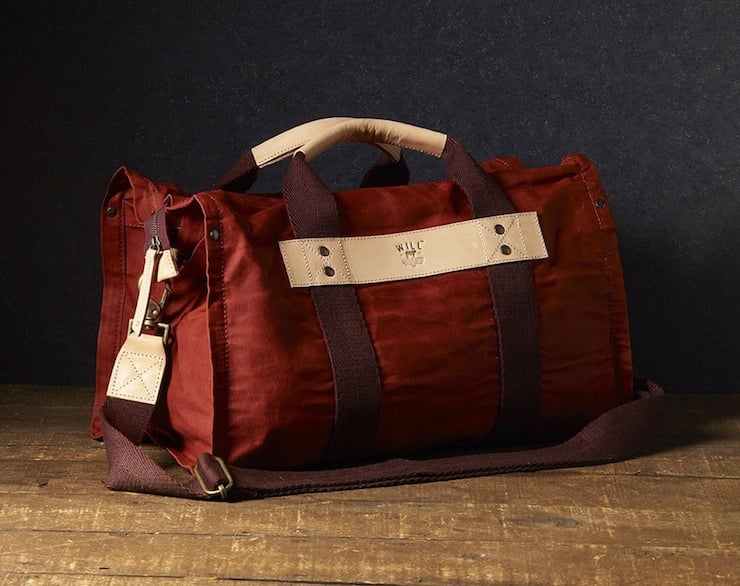 Waxed Canvas Duffle Bag  The William Duffle Waxed Canvas Bag - Go