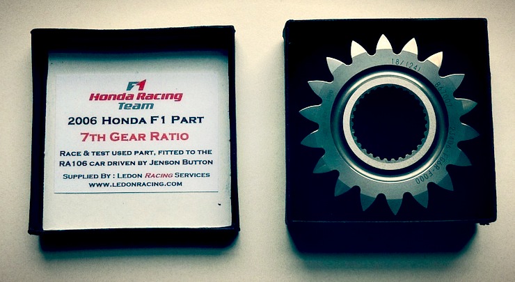 Honda F1 Gear Paperweight