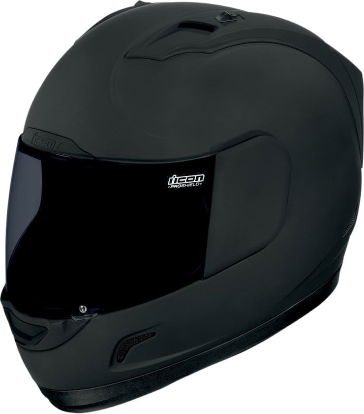 Icon Alliance Dark Helmet Front