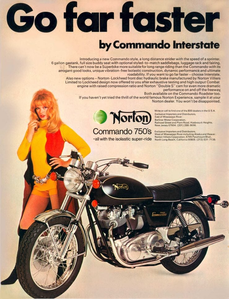 Norton Commando Girl