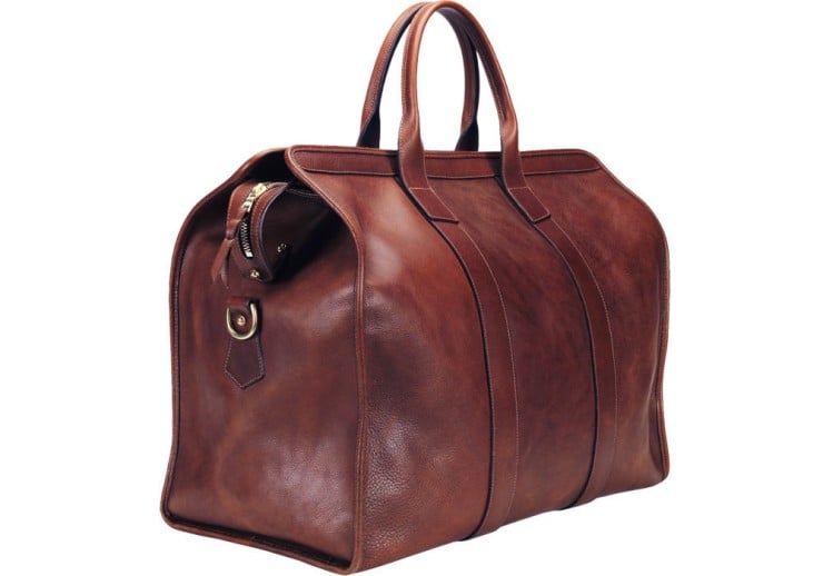 Leather Trunk Duffle Bag by Lotuff