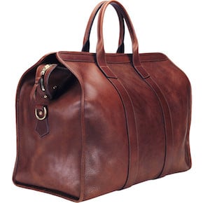 Leather Trunk Duffle Bag by Lotuff