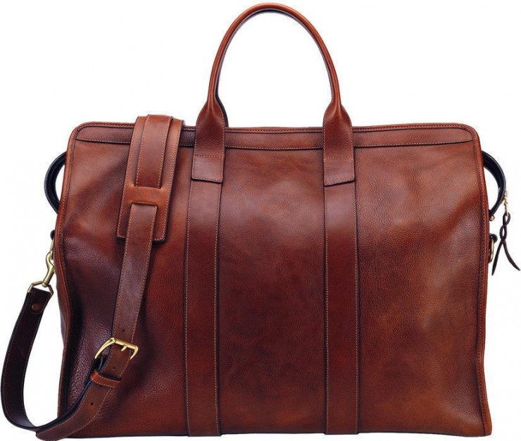 Leather Trunk Duffle Bag by Lotuff