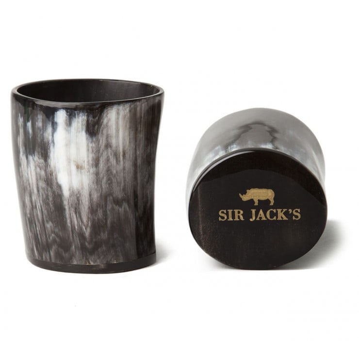 Sir Jacks Ox Horn Whiskey Tumblers