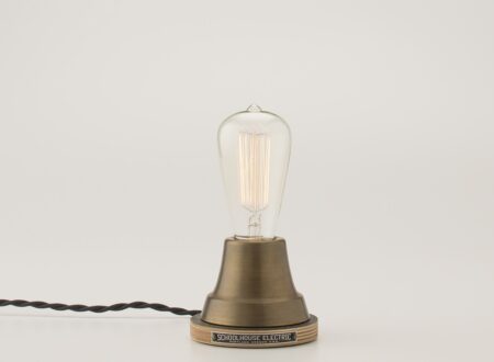 Brass Ion Lamp by Schoolhouse Electric Brass Ion Lamp by Schoolhouse Electric 450x330 - Brass Ion Lamp by Schoolhouse Electric