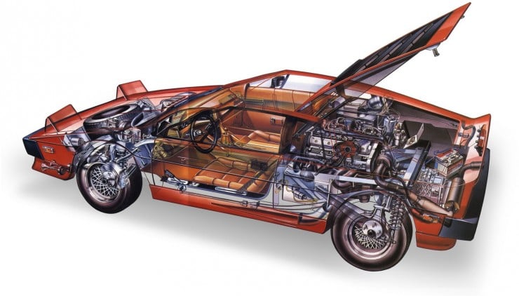 Lotus Esprit Cutaway