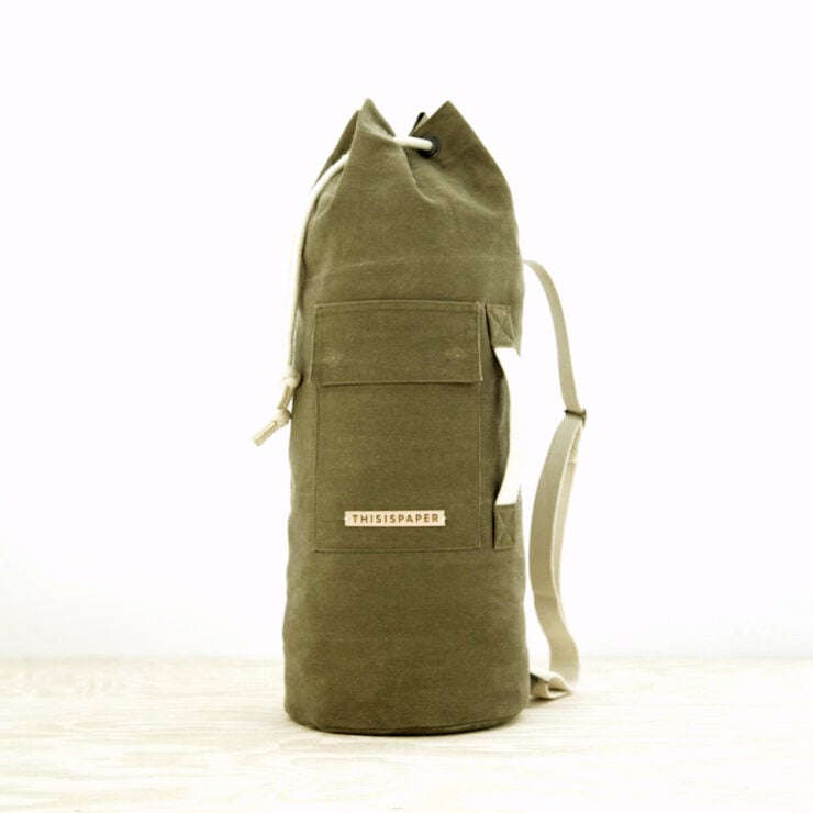 Waxed Cylinder Bag