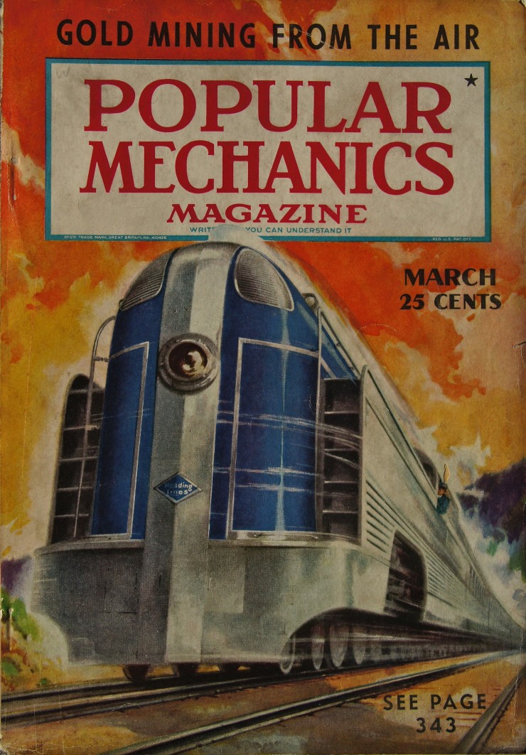 Reading Company's Crusader streamliner steam train popular mechanics