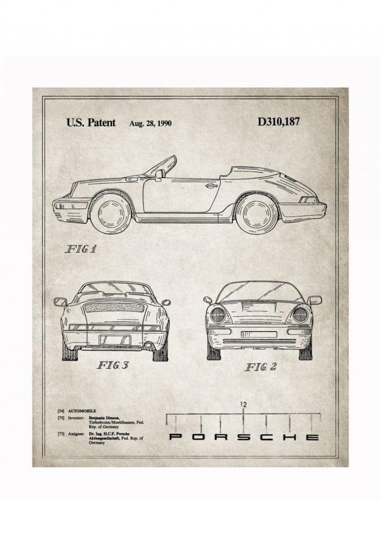 porsche blueprints