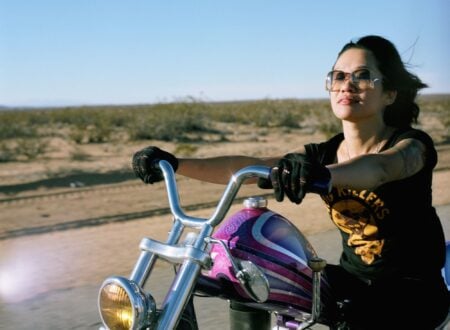 Yuri by Lanakila MacNaughton woman on motorcycle 2 450x330 - Yuri by Lanakila MacNaughton