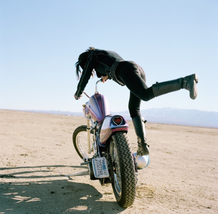 woman on motorcycle 3