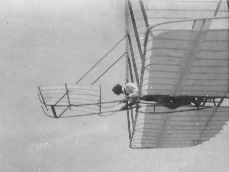 1901 Wright Glider flying