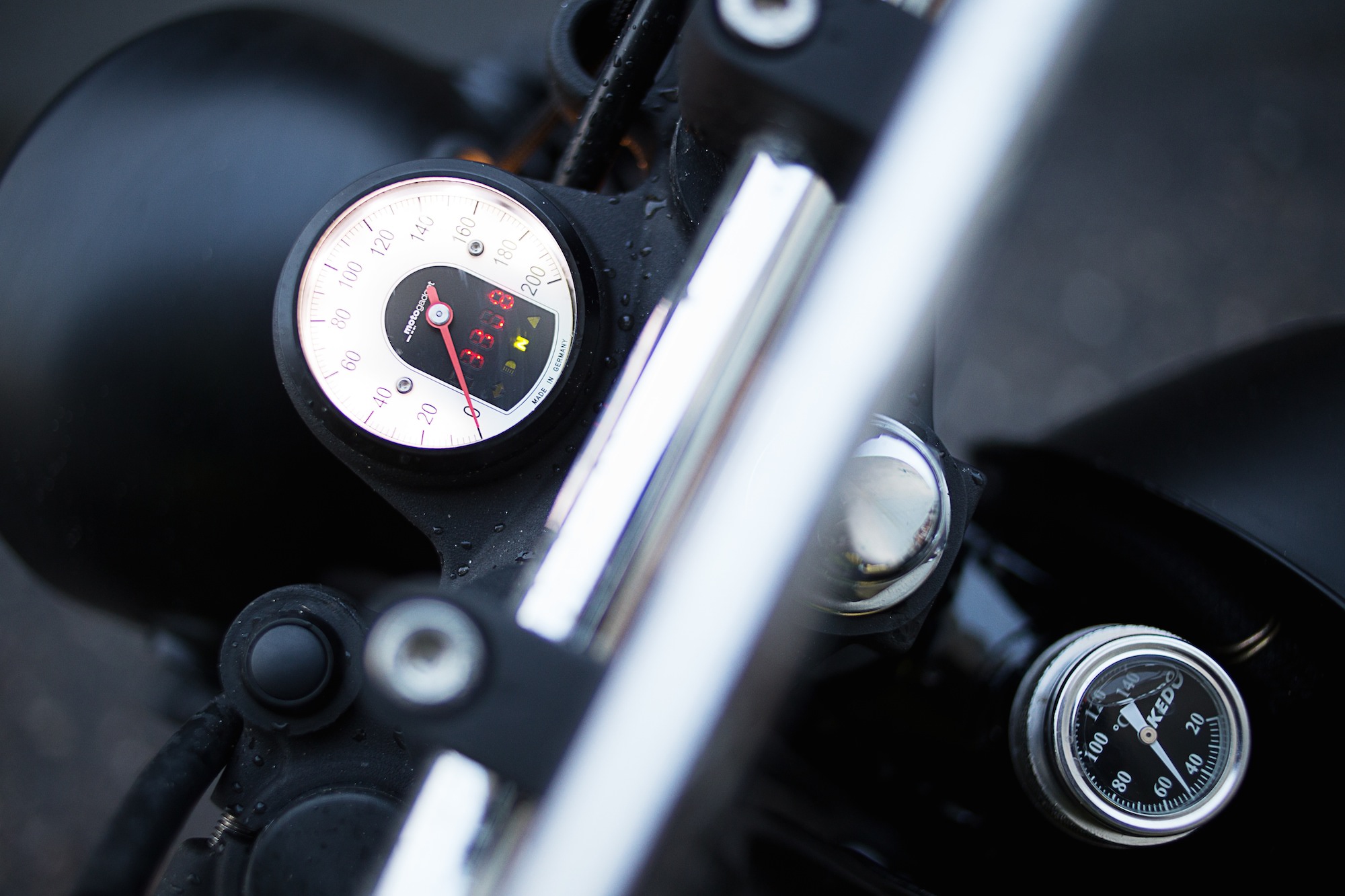 Schutzblechhalterung SR 400 Scrambler vorne  Benders Company -  maßgeschneiderter Motorrad Umbau