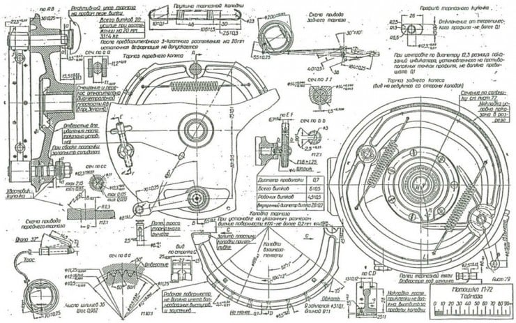 Russian M-72 Blueprints 1