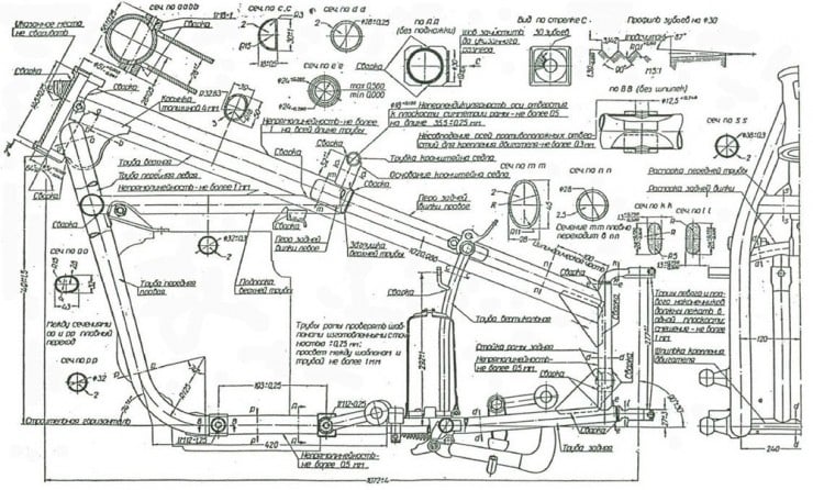 Russian M-72 Blueprints 4