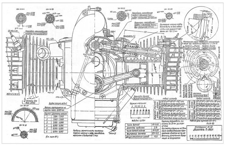 Russian M-72 Blueprints 7