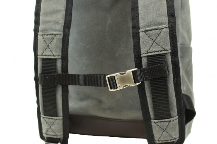 Waxed Canvas Rucksack by Rugged Material 2