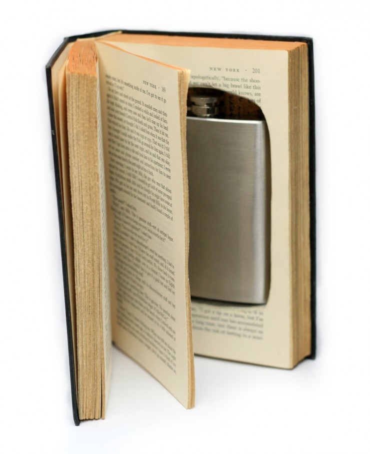 Booksafe Hipflask