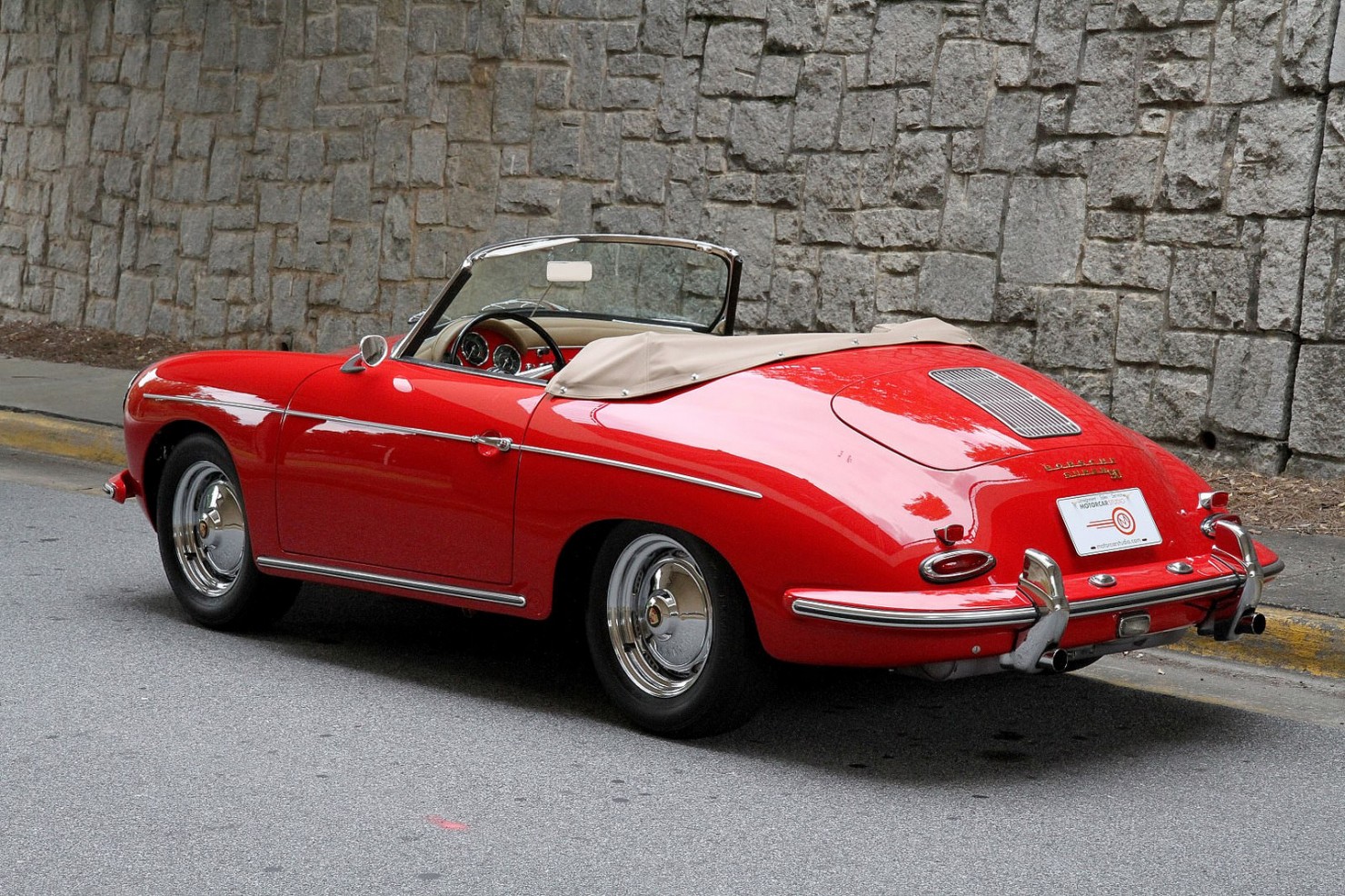 Porsche 356 Roadster Rear Back