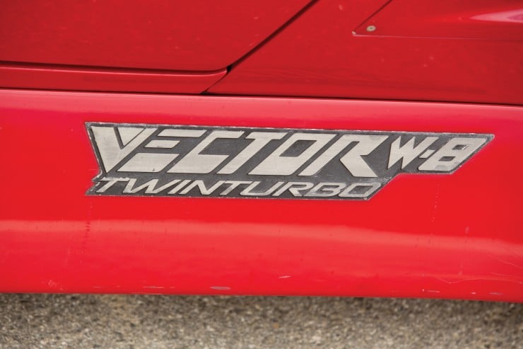 Vector W8 Twin Turbo Badge