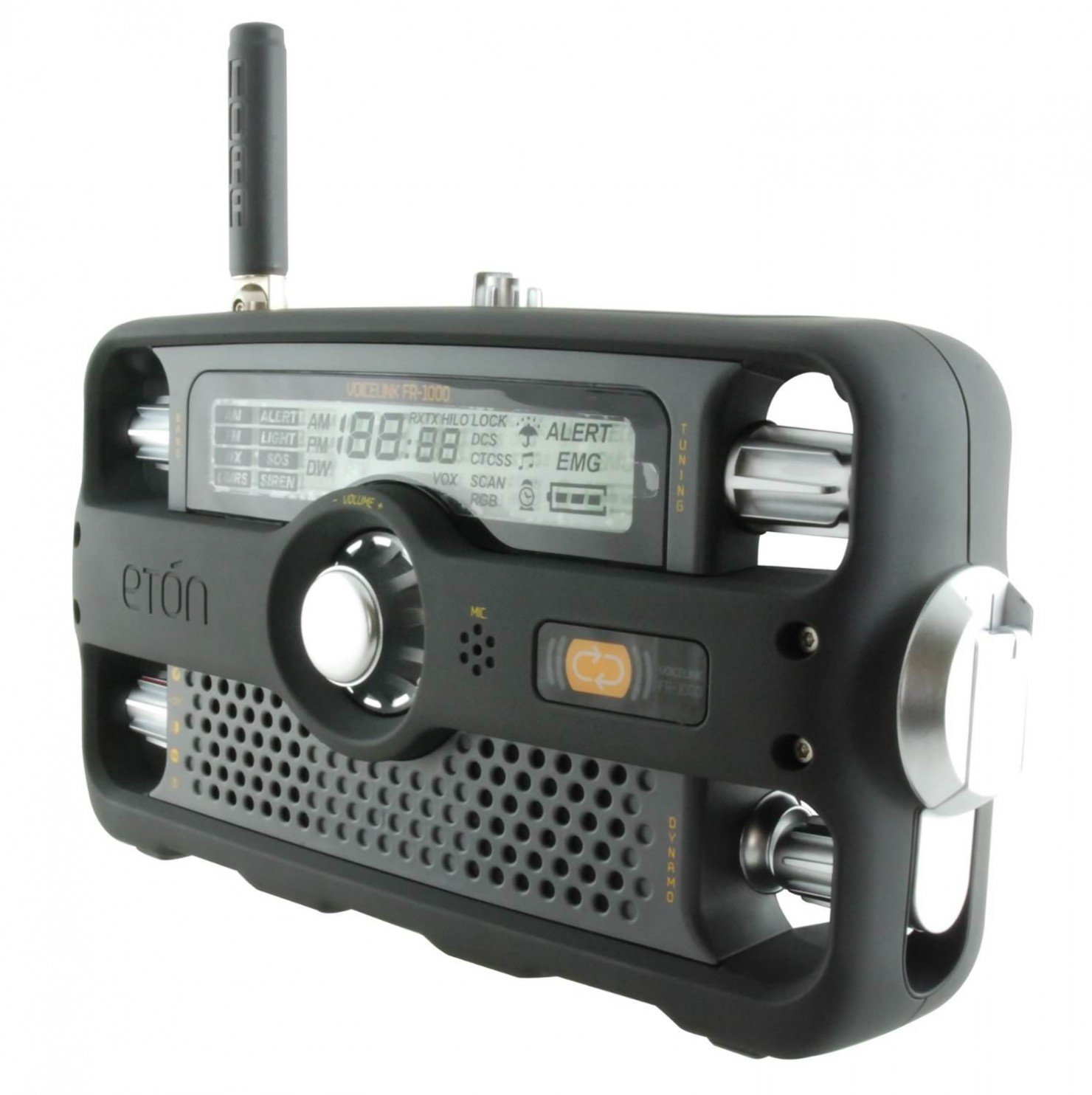 Etón Hand-Crank Two-Way Survival Radio 1