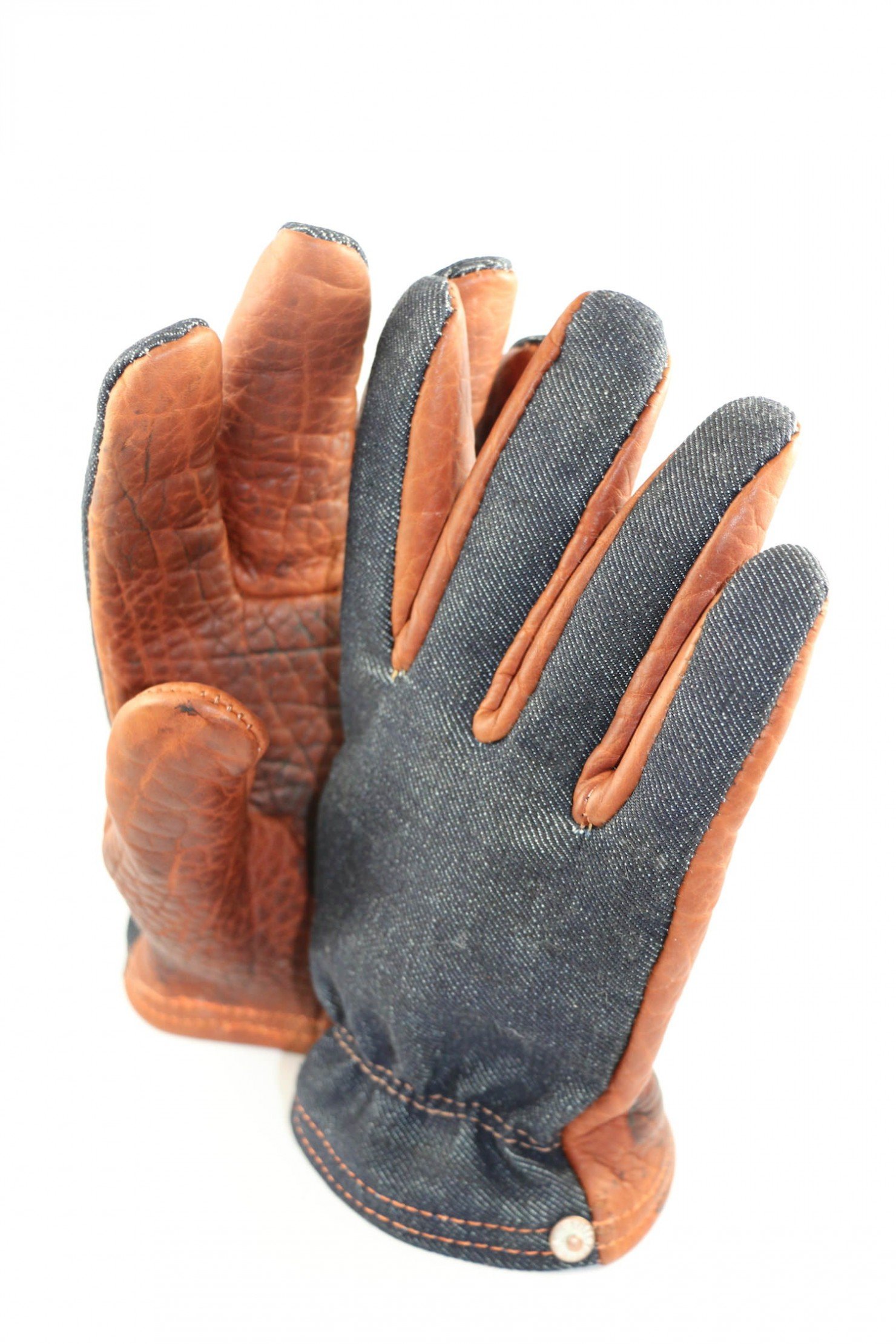denim gloves