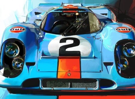 Gulf Porsche 917 by John Krsteski Gulf Porsche 917 450x330 - Gulf Porsche 917 by John Krsteski