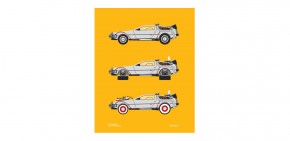 DeLorean Chronology Poster