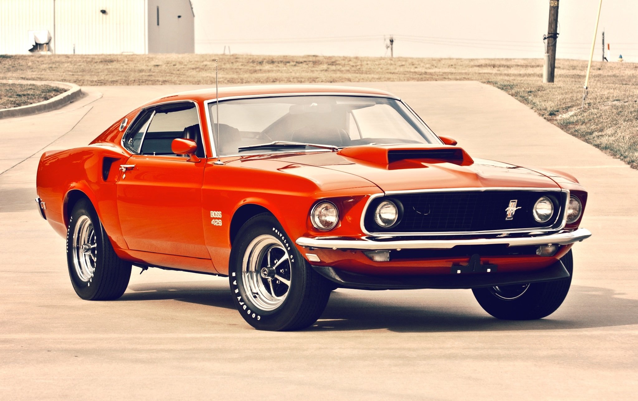 1969 Ford Mustang Boss 429 Wallpaper