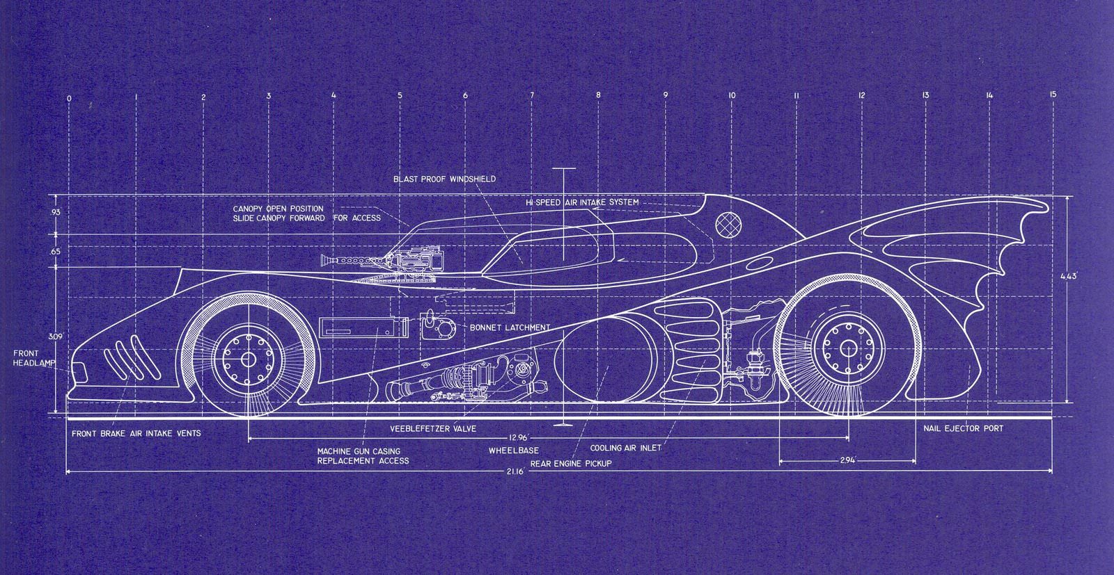 batmobile tumbler blueprints