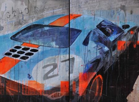 Automobile Art by Markus Haub Ford GT40 Art 450x330 - Automobile Art by Markus Haub