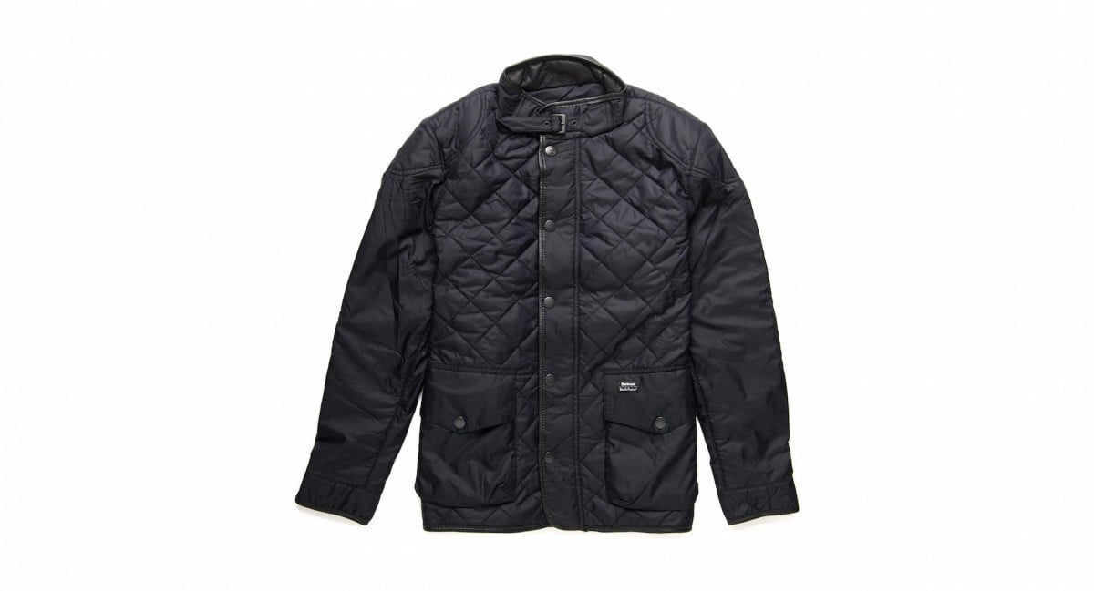 barbour quilted motorcycle jacket