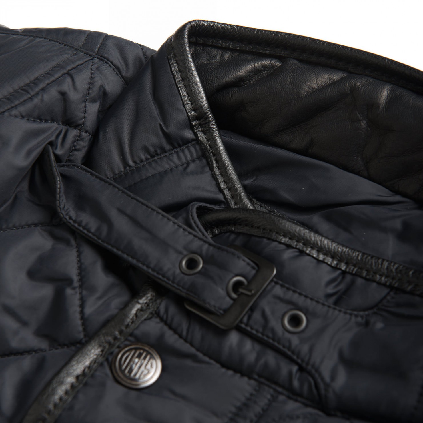 Quilted Motorcycle Jacket Detail