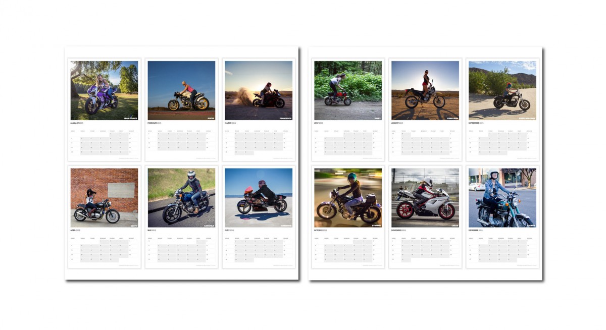 2015 Ladies Who Ride Calendar by MotoLady