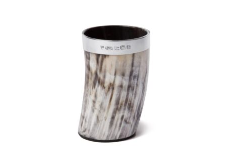 Sterling & Ox Horn Tumbler Ox Horn Glass 450x330 - Sterling & Ox Horn Tumbler