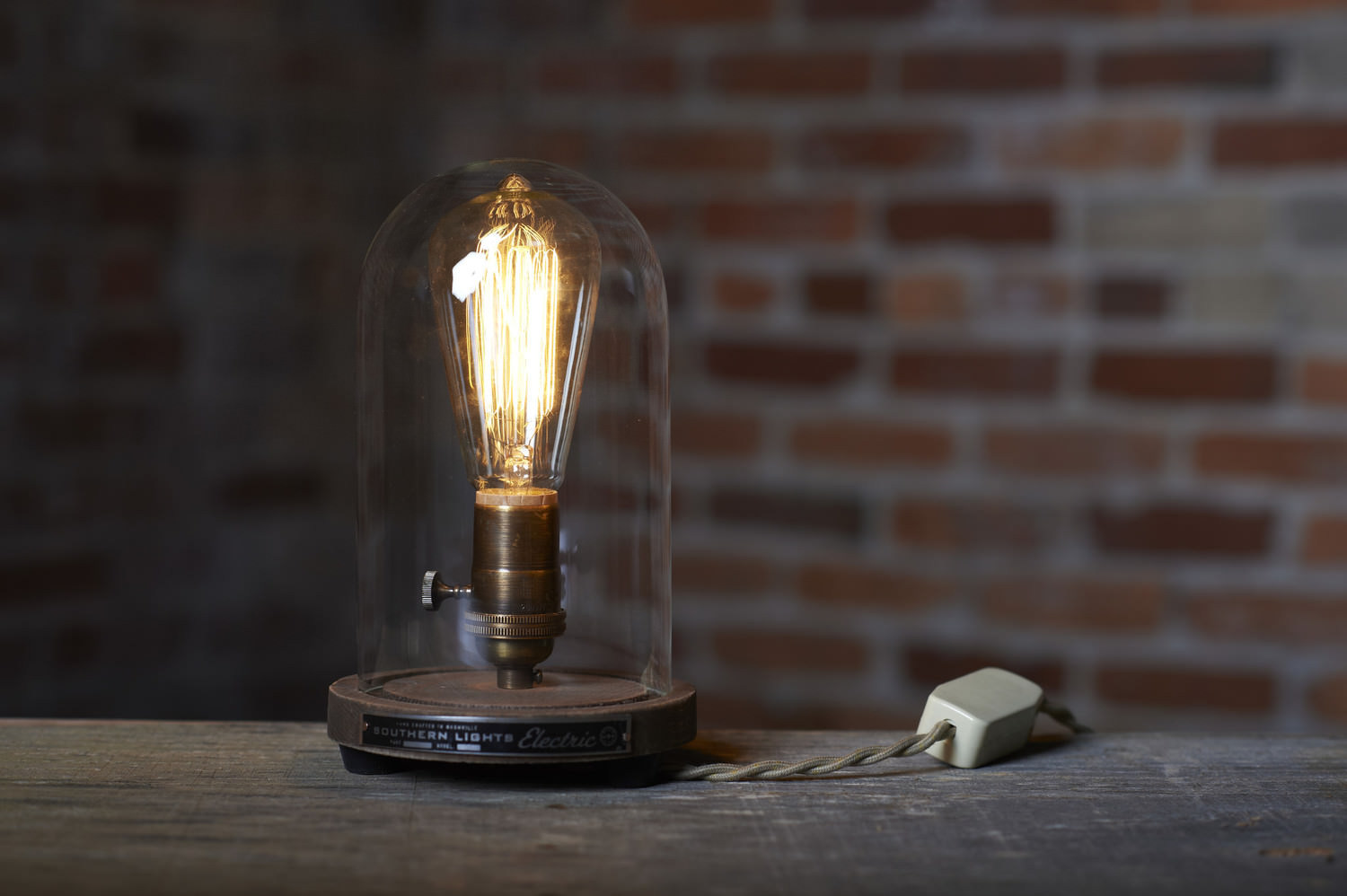 the original bell jar table lamp