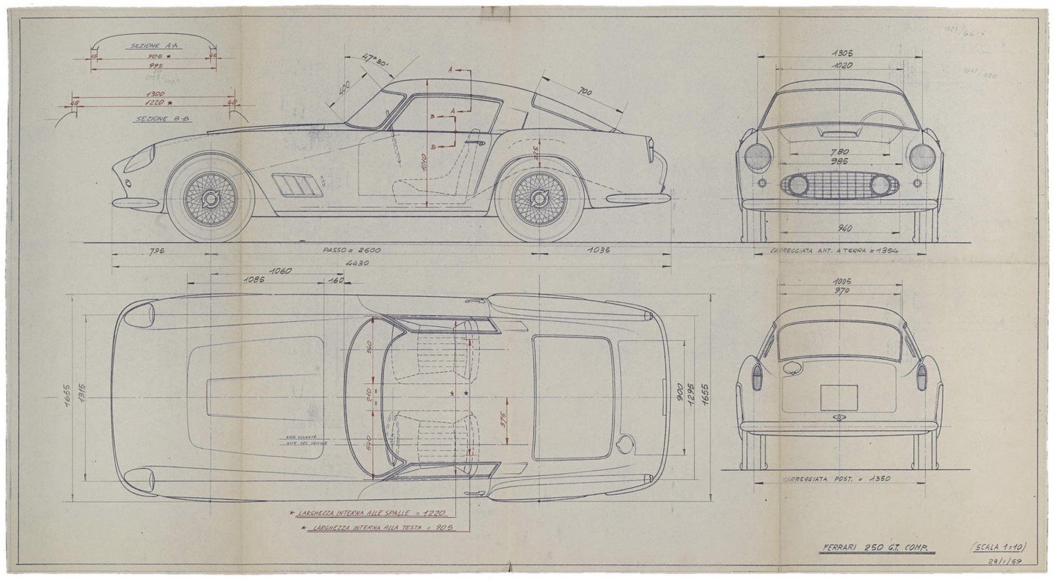 Ferrari Blueprint