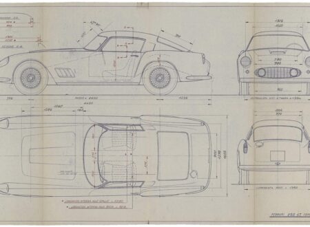 Original Ferrari Blueprints Ferrari Blueprint 450x330 - Original Ferrari Blueprints