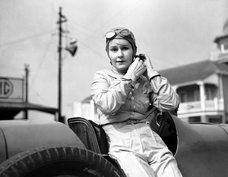 Kay-Petre-returned-to-the-Brooklands-racing-track-for-the-first-time-since-her-accident-in-September-when-she-appeared-in-a-supercharged-Riley-car-March-1938