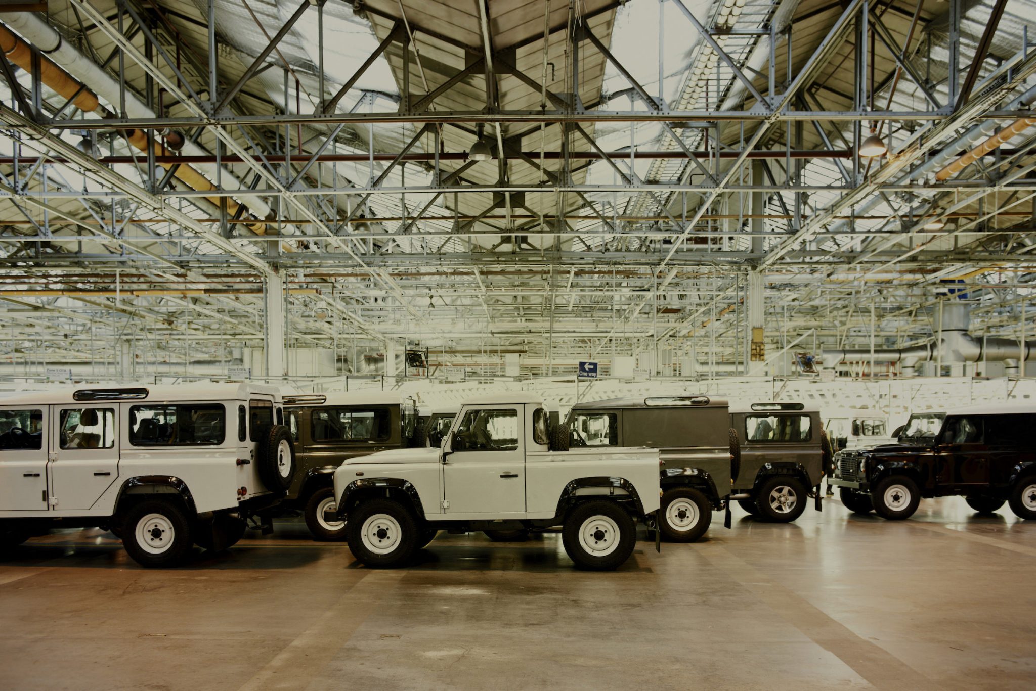 land rover defender factory tour