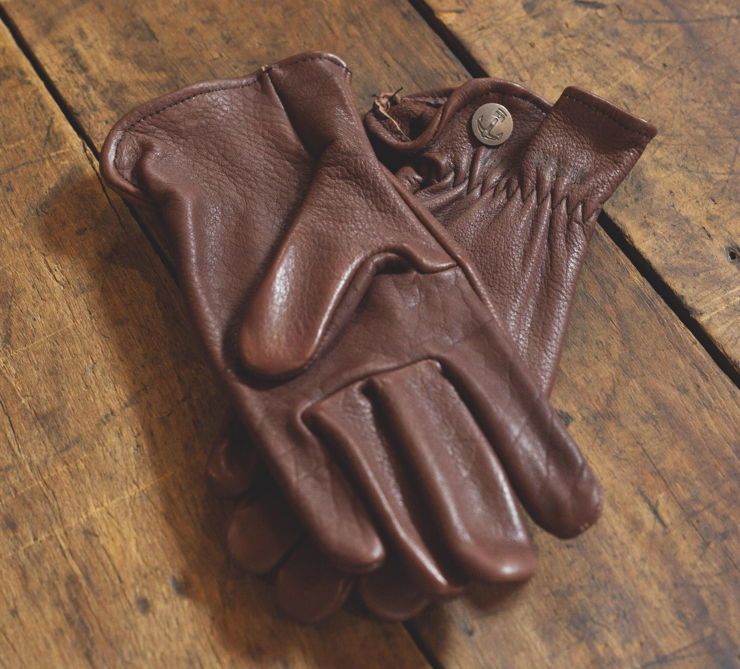 Buffalo Leather Motorcycle Glove by INR