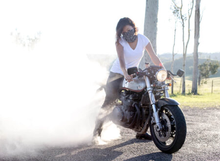 The Adventures of Zaya Woman Doing A Burnout 450x330 - The Adventures of Zaya