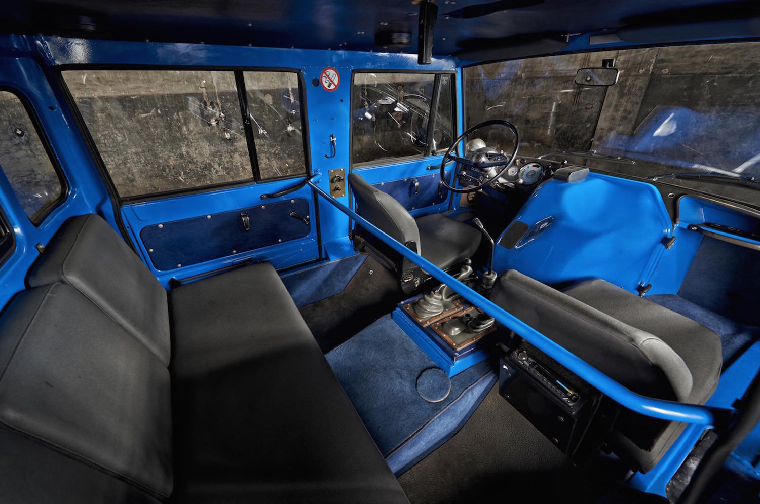 unimog doka interior