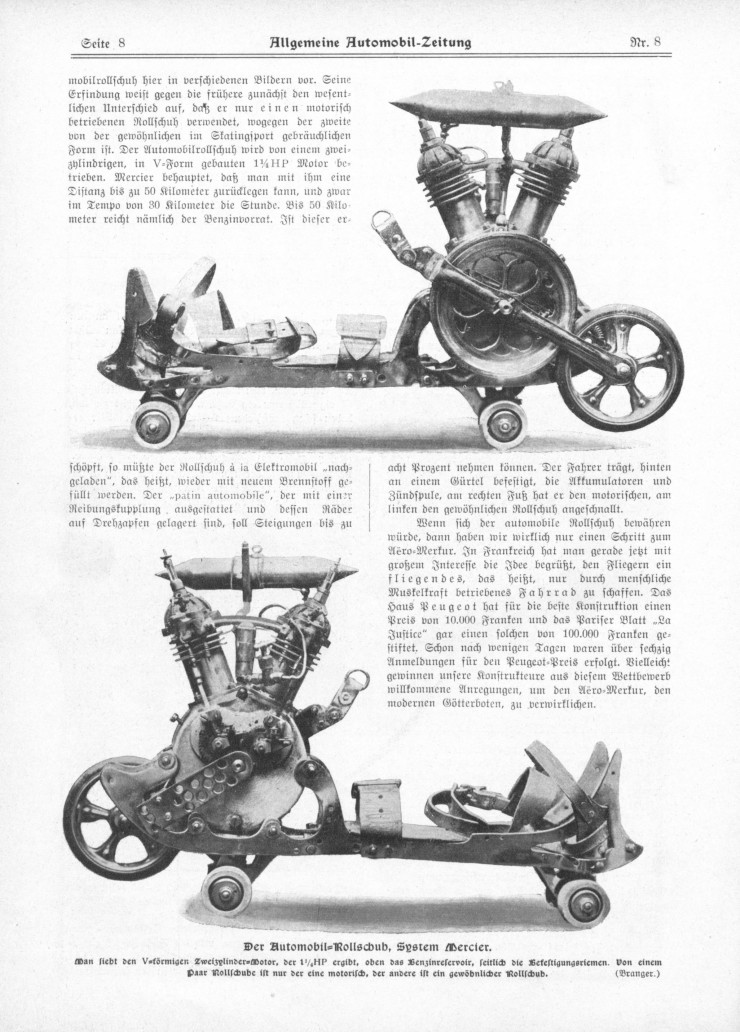 powered roller skates