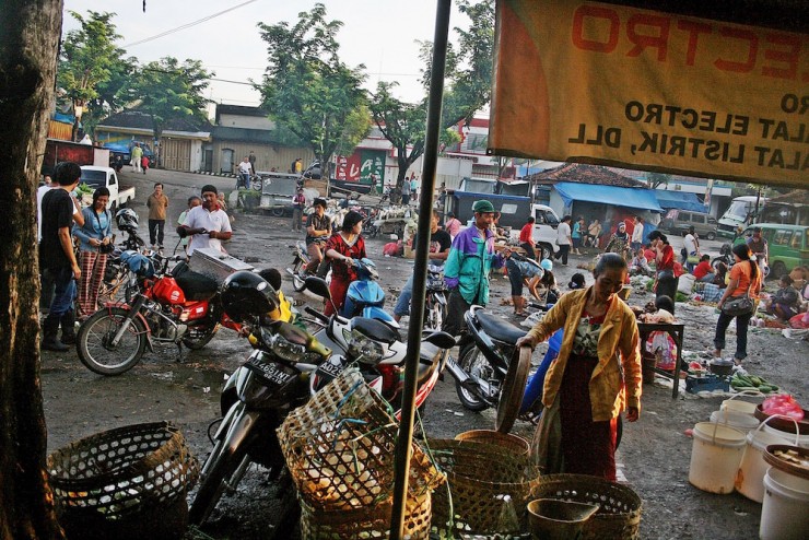 24. Morning market for breakfast, Java, Indonesia