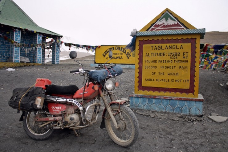 51. Riding the second highest road in the world, India