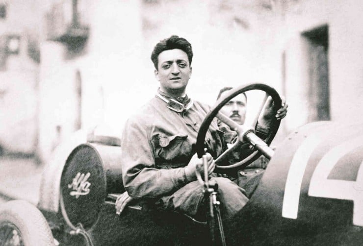 Young Enzo Ferrari